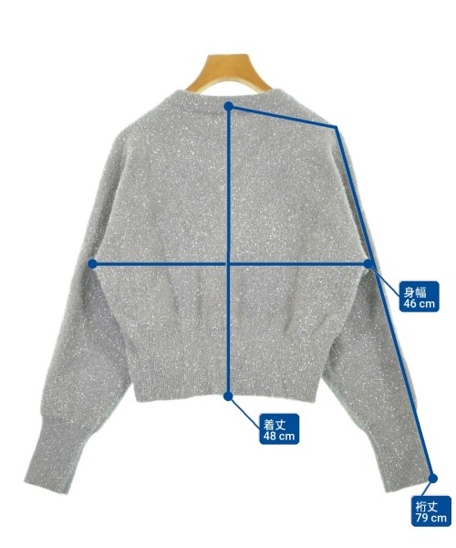 Arpege story（アルページュストーリー）カーディガン シルバー サイズ:2(M位) レディース/2200636631090