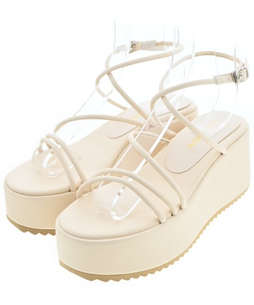 Arpege story(アルページュストーリー)サンダル 白 サイズ:M(23.5cm位)/2200607363203