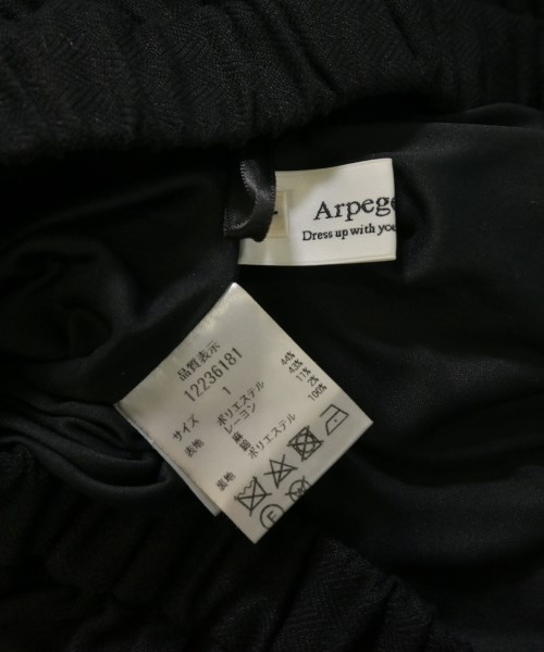 Arpege story（アルページュストーリー）ロング・マキシ丈スカート 黒 サイズ:1(S位) レディース/2200622470016