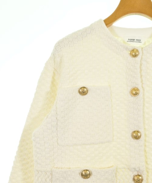 Arpege story（アルページュストーリー）ノーカラージャケット 白 サイズ:2(M位) レディース/2200628382061