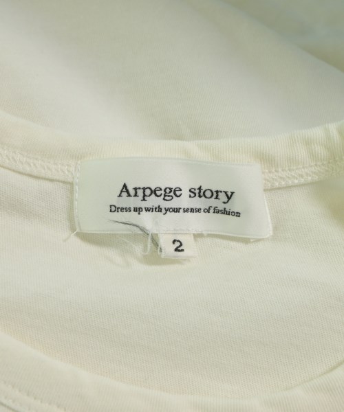 Arpege story（アルページュストーリー）Tシャツ・カットソー 白 サイズ:2(M位) レディース/2200617714095
