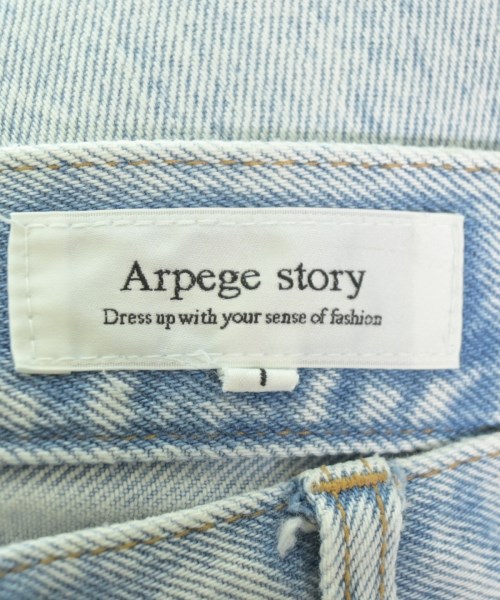 Arpege story（アルページュストーリー）デニムパンツ 青 サイズ:1(S位) レディース/2200611938039