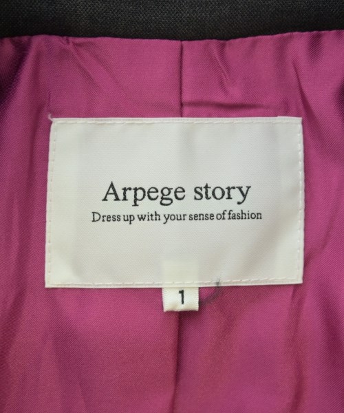 Arpege story（アルページュストーリー）カジュアルジャケット グレー サイズ:1(S位) レディース/2200619175016