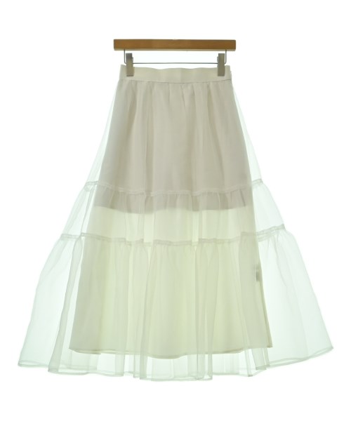 Arpege story(アルページュストーリー)ロング・マキシ丈スカート 白 サイズ:1(S位)/2200669001112