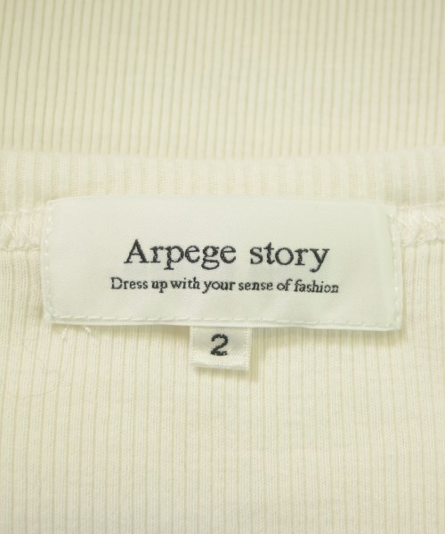 Arpege story（アルページュストーリー）Tシャツ・カットソー 白 サイズ:2(M位) レディース/2200672658136