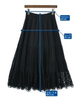 Arpege story（アルページュストーリー）ロング・マキシ丈スカート 黒 サイズ:0(XS位) レディース/2200672918070