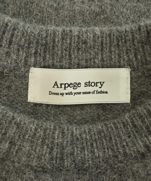 Arpege story（アルページュストーリー）ニット・セーター グレー サイズ:2(M位) レディース/2200666485052