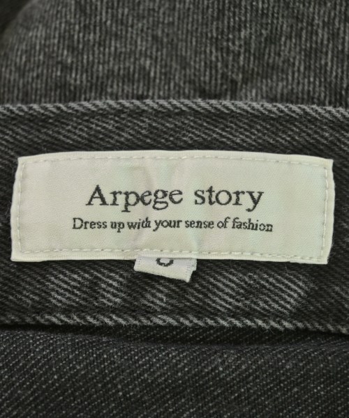 Arpege story（アルページュストーリー）デニムパンツ 黒 サイズ:0(XS位) レディース/2200693602095