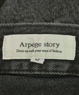 Arpege story（アルページュストーリー）デニムパンツ 黒 サイズ:0(XS位) レディース/2200693602095