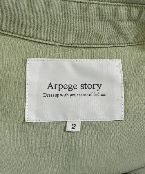 Arpege story（アルページュストーリー）カジュアルシャツ カーキ サイズ:2(M位) レディース/2200694422227