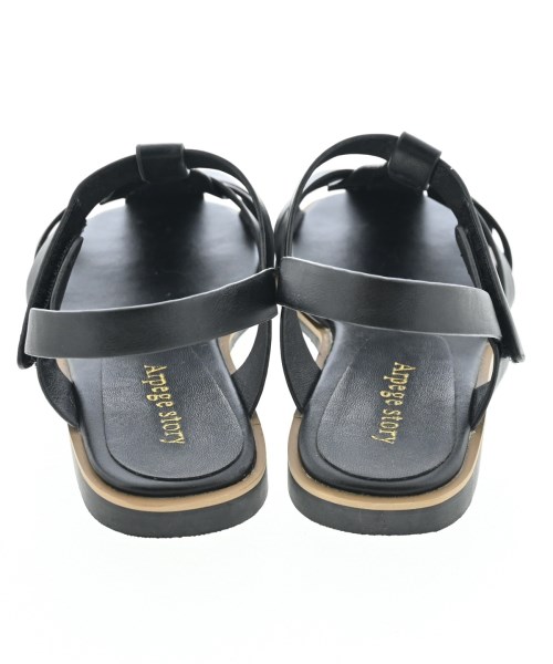 Arpege story（アルページュストーリー）サンダル 黒 サイズ:M(24cm位) レディース/2200645889017