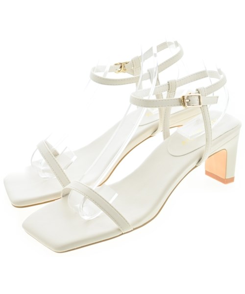 Arpege story(アルページュストーリー)サンダル 白 サイズ:23.5cm/2200645889024