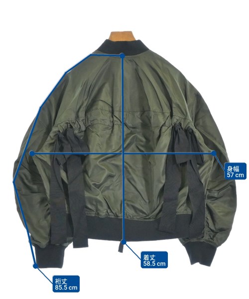 Arpege story（アルページュストーリー）ミリタリーブルゾン カーキ サイズ:1(S位) レディース/2200655991014
