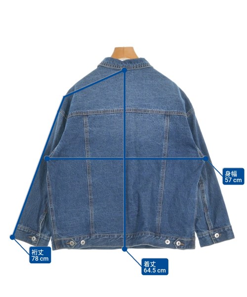 Arpege story（アルページュストーリー）カジュアルジャケット 青 サイズ:1(S位) レディース/2200660121093