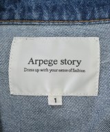 Arpege story（アルページュストーリー）カジュアルジャケット 青 サイズ:1(S位) レディース/2200660121093