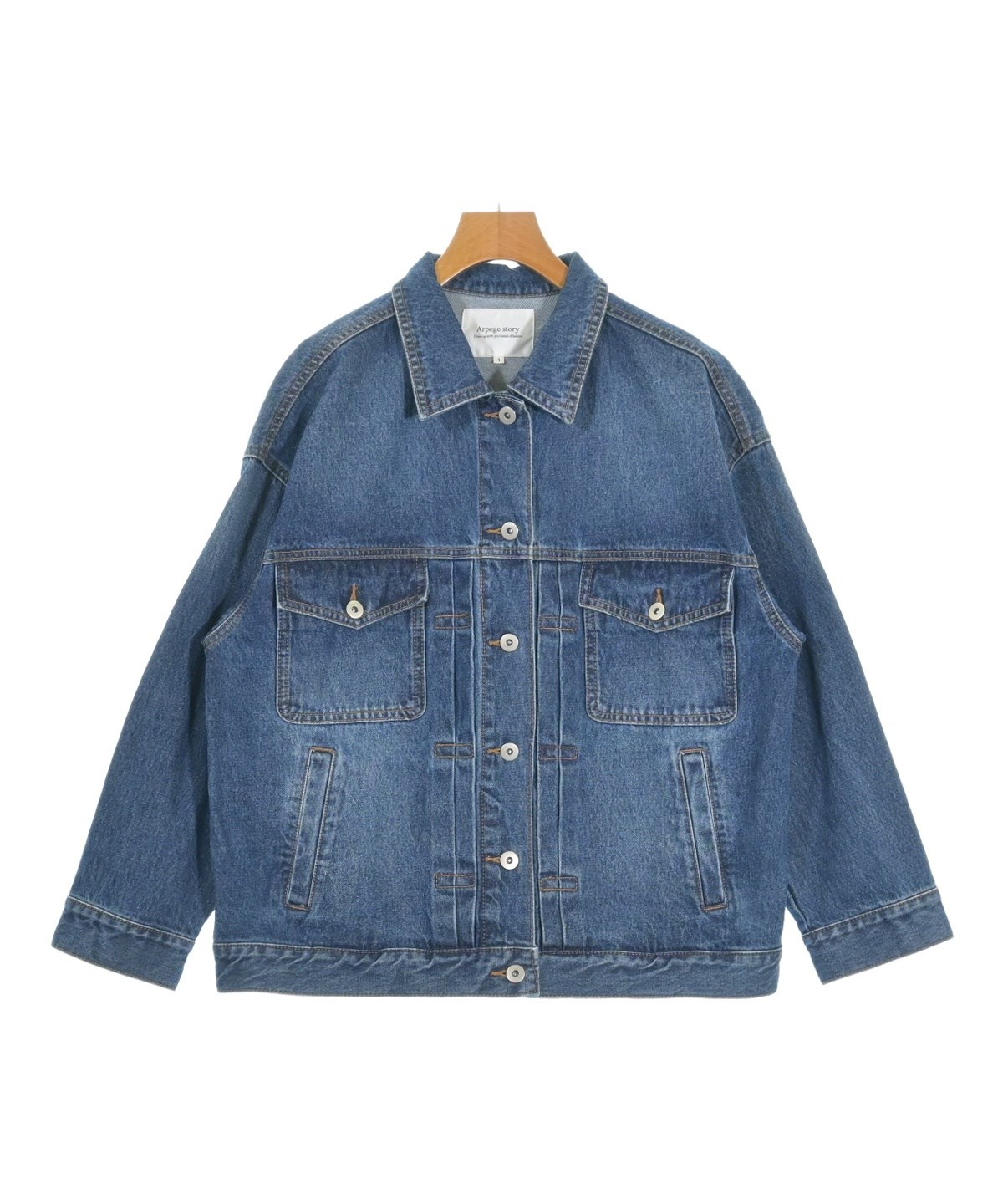 Arpege story（アルページュストーリー）カジュアルジャケット 青