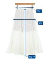 Arpege story（アルページュストーリー）ロング・マキシ丈スカート 白 サイズ:0(XS位) レディース/2200657743062