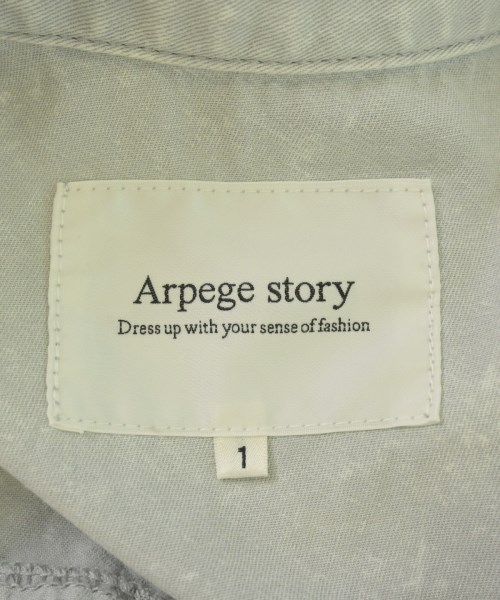 Arpege story（アルページュストーリー）カジュアルシャツ グレー サイズ:1(S位) レディース/2200716697022