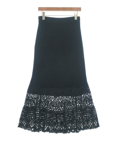 Arpege story(アルページュストーリー)ロング・マキシ丈スカート 黒 サイズ:2(M位)/2200644623070