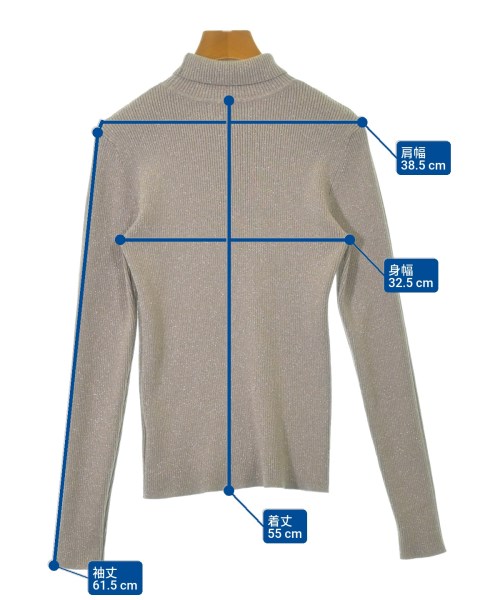 Arpege story（アルページュストーリー）ニット・セーター グレー サイズ:2(M位) レディース/2200649058037