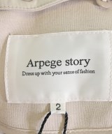 Arpege story（アルページュストーリー）ノーカラージャケット ベージュ サイズ:2(M位) レディース/2200700153053