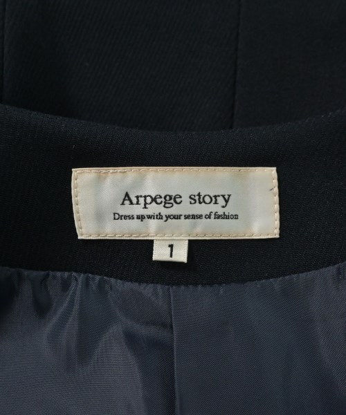 Arpege story（アルページュストーリー）ブラウス 紺 サイズ:1(S位) レディース/2200702197123