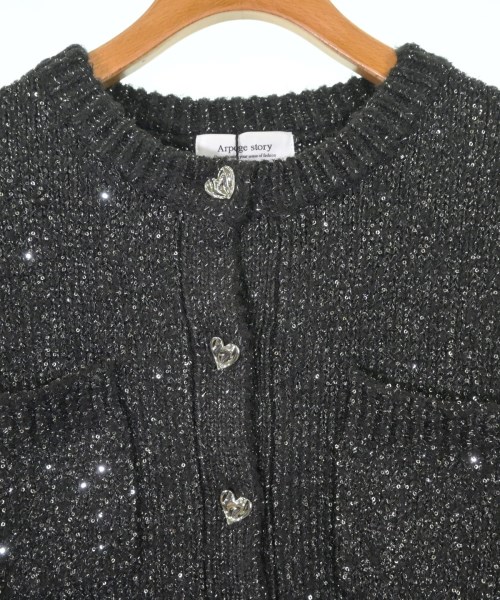 Arpege story（アルページュストーリー）カーディガン 黒 サイズ:2(M位) レディース/2200662954071