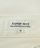 Arpege story（アルページュストーリー）デニムパンツ 白 サイズ:0(XS位) レディース/2200662546061