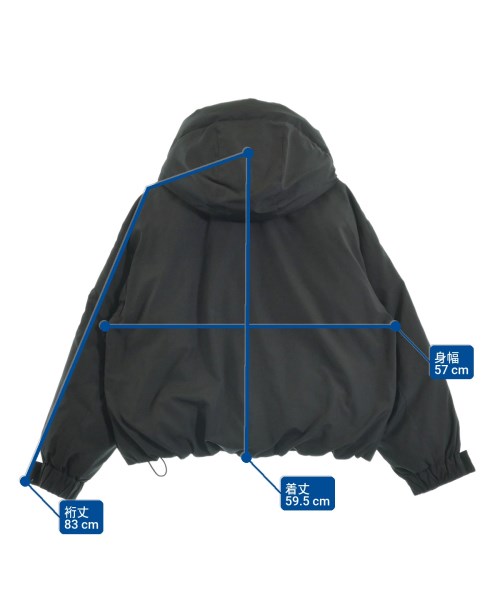 Arpege story（アルページュストーリー）ダウンジャケット/ダウンベスト 黒 サイズ:1(S位) レディース/2200662389026