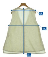 Arpege story（アルページュストーリー）ベスト 白 サイズ:1(S位) レディース/2200662072126