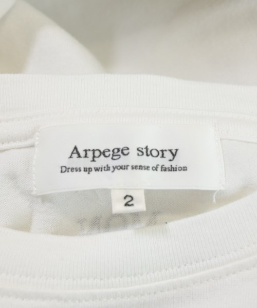 Arpege story（アルページュストーリー）Tシャツ・カットソー 白 サイズ:2(M位) レディース/2200666934321