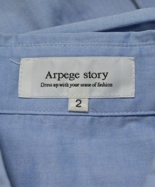 Arpege story（アルページュストーリー）カジュアルシャツ 青 サイズ:2(M位) レディース/2200726393228