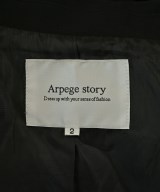 Arpege story（アルページュストーリー）カジュアルジャケット 黒 サイズ:2(M位) レディース/2200724861057