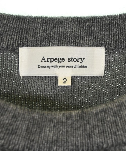 Arpege story（アルページュストーリー）ニット・セーター グレー サイズ:2(M位) レディース/2200664170042
