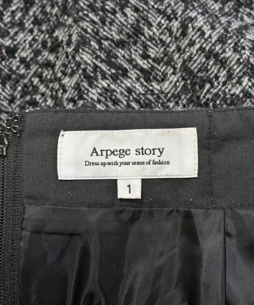 Arpege story（アルページュストーリー）ミニスカート グレー サイズ:1(S位) レディース/2200682711050
