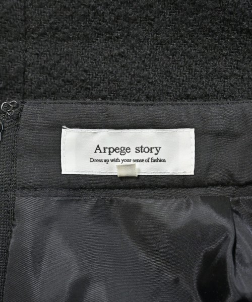 Arpege story（アルページュストーリー）ミニスカート 黒 サイズ:1(S位) レディース/2200682711067