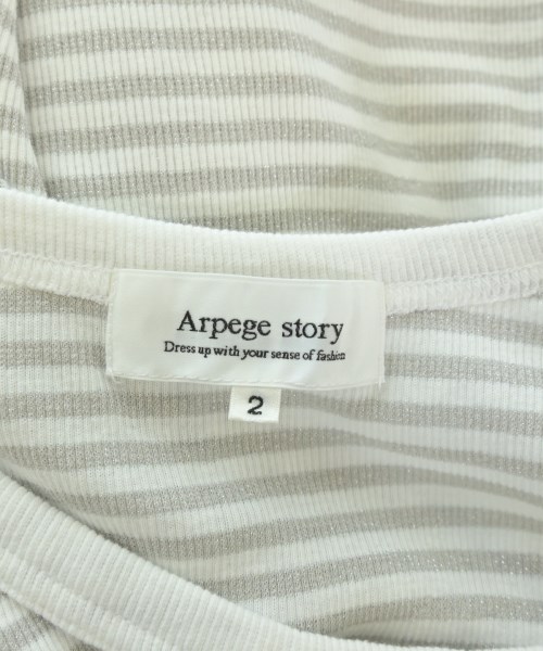 Arpege story（アルページュストーリー）Tシャツ・カットソー 白 サイズ:2(M位) レディース/2200684008011