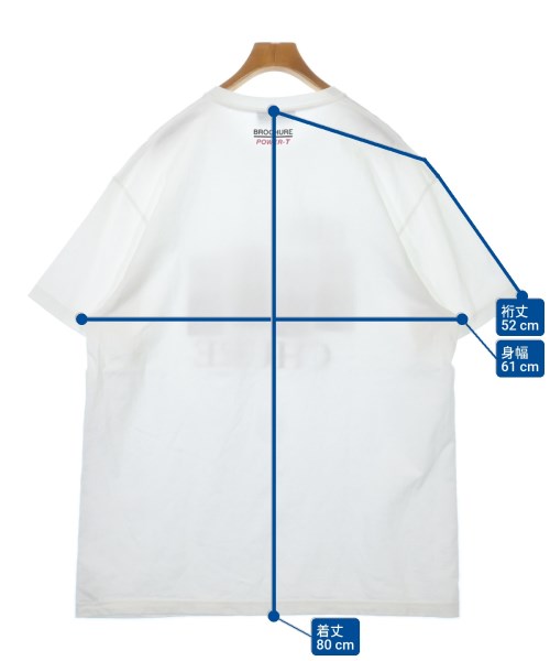 BROCHURE（ブロシュアー）Tシャツ・カットソー 白 サイズ:XL メンズ/2200626832032