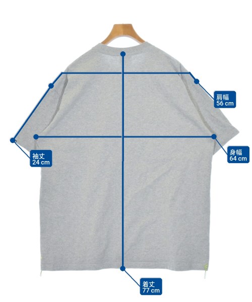 BROCHURE（ブロシュアー）Tシャツ・カットソー グレー サイズ:2XL メンズ/2200658982040