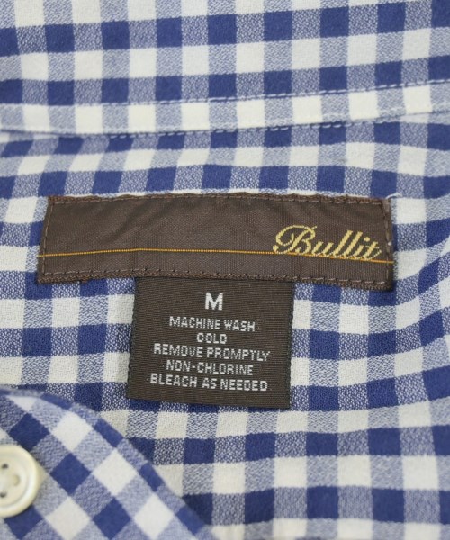 Bullit（ブリット）カジュアルシャツ 青 サイズ:M メンズ/2200672235061