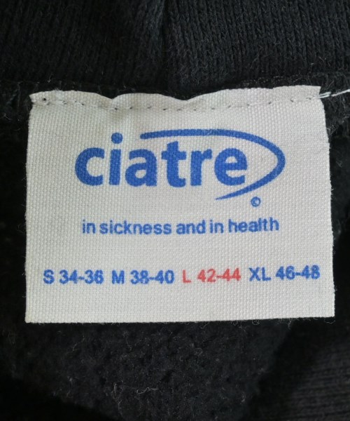 ciatre（シアター）パーカー 黒 サイズ:L メンズ/2200609080016