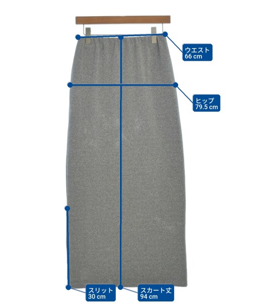 CITEN（シテン）ロング・マキシ丈スカート シルバー サイズ:F レディース/2200620635332