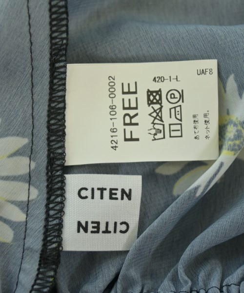 CITEN（シテン）ブラウス 黒 サイズ:F レディース/2200630439104