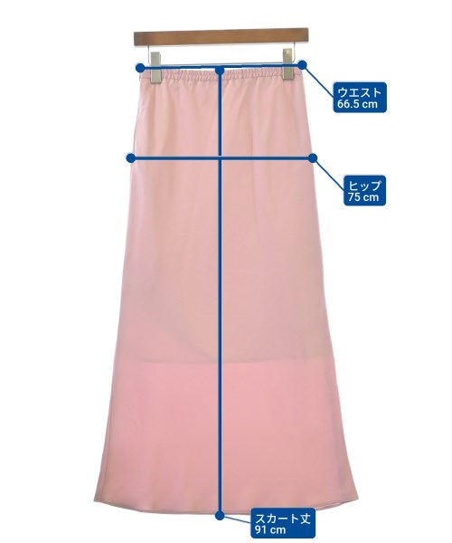 CITEN（シテン）ロング・マキシ丈スカート ピンク サイズ:S レディース/2200670612109