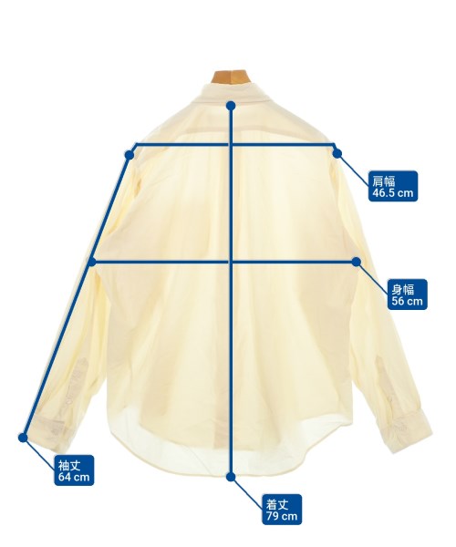 CITEN（シテン）カジュアルシャツ 黄 サイズ:L メンズ/2200672947186