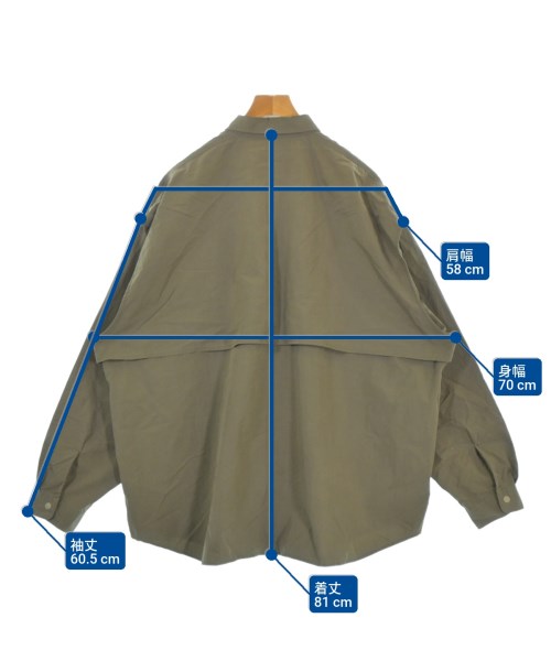 CITEN（シテン）カジュアルシャツ カーキ サイズ:F メンズ/2200672947254