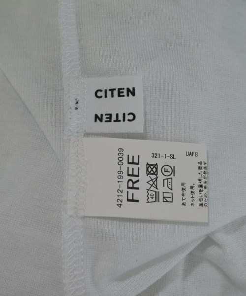 CITEN（シテン）Tシャツ・カットソー 白 サイズ:F レディース/2200690417289