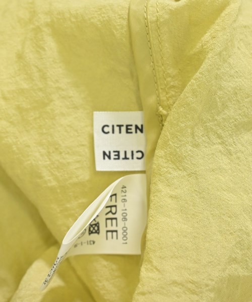 CITEN（シテン）ブラウス 黄 サイズ:F レディース/2200697965073