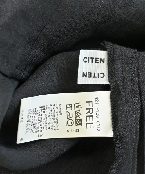 CITEN（シテン）ブラウス 黒 サイズ:F レディース/2200696884023