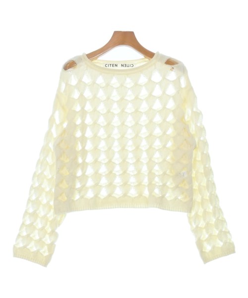 CITEN(シテン)ニット・セーター 白 サイズ:F/2200658227097